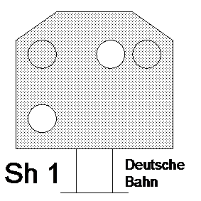 Lichtsperrsignal in Sh1 Stellung. (Fahrverbot aufgehoben)